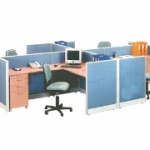Partisi Kantor Uno Exclusive 4 Staff Configuration