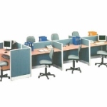 Partisi Kantor Uno Exclusive 7 Staff Configuration
