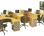 Meja Staff 6 Orang