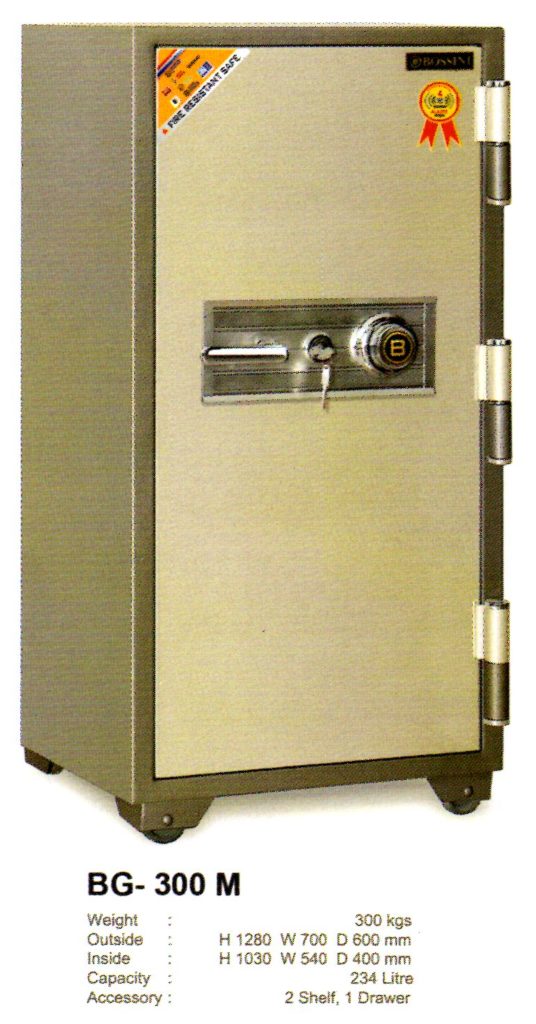 Brankas Fire Resistant Safe Bossini BG-300 M