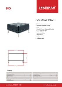 "Sofa Kantor Chairman BIO"