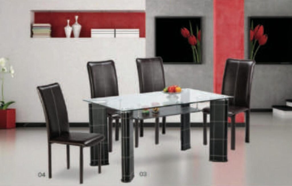 MC 12 MEJA MAKAN KACA COVEMO PP 150x90 cm