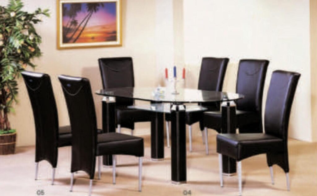 TC 21 MEJA MAKAN KACA OVAL 180x100 cm