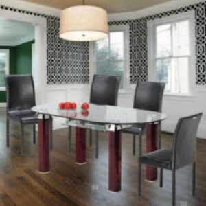 TC 33 MEJA MAKAN KACA OVAL 180x100 cm